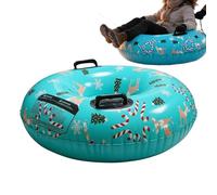 Winter Snow Buoy, Thick Cold Resistant with Double Handles - Inflatable Snow Tube for Adults and for Slide on Grass Hill Flotation Water Garden Park Teenagers