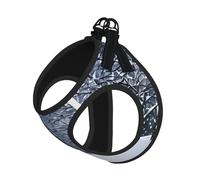 Winter Snow Falling In The Park Printing Dog Summer Harness With Leash Set,Adjustable And Reflective Step-In Puppy Pet Vest Harnesses