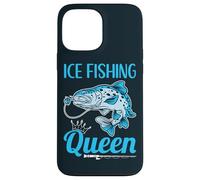 Winter Snow Fishermen Fisher Ice Fishing Queen Case for iPhone 13 Pro Max