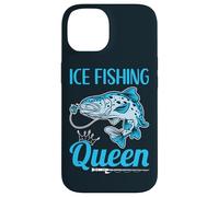 Winter Snow Fishermen Fisher Ice Fishing Queen Case for iPhone 14