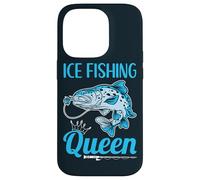 Winter Snow Fishermen Fisher Ice Fishing Queen Case for iPhone 14 Pro