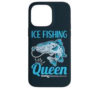 Winter Snow Fishermen Fisher Ice Fishing Queen Case for iPhone 14 Pro Max