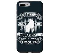 Winter Snow Fishermen Ice Fishing Just Like Regular Fishing Case for iPhone 7 Plus/8 Plus