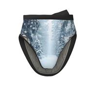 Winter Snow Forest Christmas Garden Path Oven Mitts Mini Oven Mitt Kitchen Accessories Oven Gloves Silicone Oven Gloves Heat Resistant Gloves