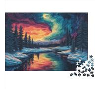 Winter Snow Scene Jigsaw Puzzles For Adults 1000 Piece Jigsaws Puzzles 1000 Piece Puzzles For Adults Kids Puzzle Games Toys Gift for Home Decoration Jigsaw Puzzle Great Gift For All Ages 1000pcs (75x5