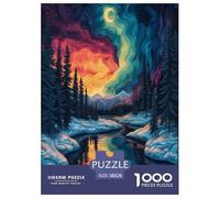 Winter Snow Scene Jigsaw Puzzles Puzzles for Adults Kids. 1000 Piece Great Gifts Challenge Toy Educational Game Home Decoration for Adults& Kids Age 14 Years Up 38x26cm/1000pcs