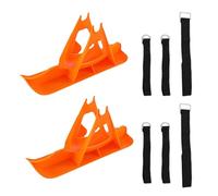 Winter Snow Sledge Board - Bike Mount Sledge, Reinforced Stand Design, Lightweight Portable Structure, Stable Driving Control | Exciting Outdoor Equipment For Kids