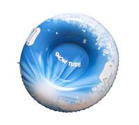 Winter Snow Tube - Inflating Winter Snow Sled for Kids,31.5 Inch Outdoor Sport Heavy Duty Toy with 2 Handles for Playground Park Backyard Garden Skating Skiing