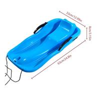 Winter Snowboard Sledge, Sturdy High Speed Ride On Slider, Lightweight Snow Toy with Reinforced Grip Handles and Sleek Glide, Fun Outdoor Gear for Ice Grass Sand Hills