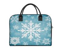 Winter Snowflake Duffel Bag Lightweight Travel Gym Bags Large Capacity Tote Bag for Daily Storage Works Trips