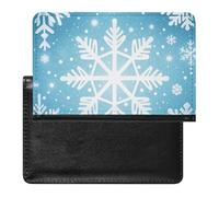 Winter Snowflake Passport Holder ID Card Protector Case Holder Travel Pack Unisex-adult Waterproof Passport