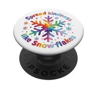 Winter Snowflake T-Shirts Spread Kindness Like Snowflakes PopSockets Adhesive PopGrip