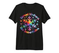 Winter Snowflake T-Shirts Spread Kindness Like Snowflakes Premium T-Shirt