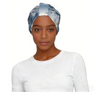 Winter Snowman Print Printed Turban for Women Stretch Headscarf Hat Lightweight Sleep Cap Chemo Sensitive Skin Gift