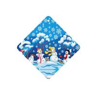 Winter Snowman Printing Fashion Car Air Freshener Cards 10 Pcs Car Scented Hanging Sheets