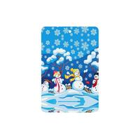 Winter Snowman Printing Fashion Car Air Freshener Cards 10 Pcs Car Scented Hanging Sheets