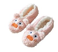 Winter Socks Padded Velvet Floor Socks Dult Household Shoe Socks Warm Carpet Shoe Socks Sock Guy (Pink, One Size)