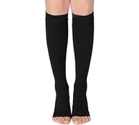 Winter Socks Soft Thigh High Medical Compression Stockings Firm Support Hose 34-46 mmHg Compression Socks for Treatment Swelling Improves The Blood Circulation,C,XL