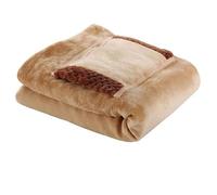 Winter Soft Cosy Heated Shawl USB Electric Blanket 3 Heat Warmer Warm Carpet Knee Home Multifunctional Settings Mattress 140X80CM Back(F)