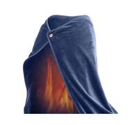 Winter Soft Cosy Heated Shawl USB Electric Blanket 3 Heat Warmer Warm Carpet Knee Home Multifunctional Settings Mattress 140X80CM Back(B)