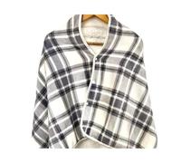 Winter Soft Cosy Heated Shawl USB Electric Blanket 3 Heat Warmer Warm Carpet Knee Home Multifunctional Settings Mattress 140X80CM Back(A)