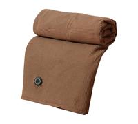 Winter Soft Cosy Heated Shawl Wearable USB Heated Blanket Shawl with Three Heating Levels Bank for Cozy Comfort(Coffee)