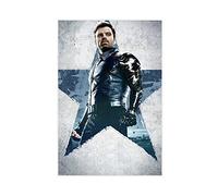 Winter Soldier Bucky Barnes Sebastian Stan Movie Hero 11 Canvas Poster Wall Art Decor Print Picture Paintings for Living Room Bedroom Decoration Unframe:12×18inch(30×45cm)