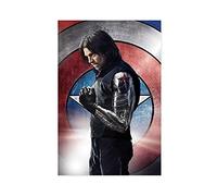 Winter Soldier Bucky Barnes Sebastian Stan Movie Hero 4 Canvas Poster Bedroom Decor Sports Landscape Office Room Decor Gift Unframe:12×18inch(30×45cm)