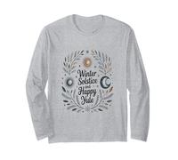 Winter Solstice and Happy Yule Pagan Nature Spiritual Long Sleeve T-Shirt