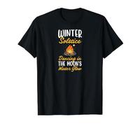 Winter Solstice Dancing in The Moon's Winter Glow Value Graphic T-Shirt, Men, Black, S