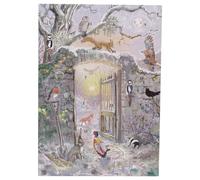 Winter Solstice in the Secret Garden Folklore Christmas Advent Calendar | Christmas folklore Advent calendar, 24 numbered windows, secret garden wildlife, winter solstice theme, A4 size