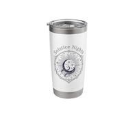 Winter Solstice Nights Celestial Magic Moon Stars Astronomy Stainless Steel Insulated Tumbler