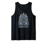 Winter Solstice, Sun Rebirth, Pagan Yule Wiccan Celebration Tank Top