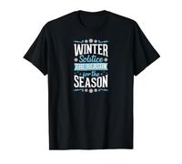 Winter Solstice The Reason for The Season Value Graphic T-Shirt, Men, Black, L