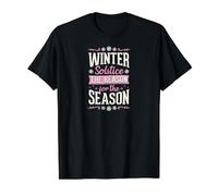 Winter Solstice The Reason for The Season Value Graphic T-Shirt, Men, Black, M