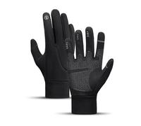 Winter Sports Gloves Waterproof Couple Full Finger Thicken Outdoor Cycling Skiing With Elastic Cuffs For Men For Women Cold Weather Full Finger For Men Road Bike