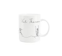 Winter Sports Mug - Val Thorens Skiing Snowboarding Outdoor Sports Gift/Present - Tea/Coffee White Bone China Mug