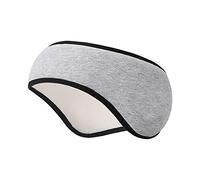 Winter Sports Soundproof Earmuffs Adjustable Plus Non-Pressing Ear for Sleep Training (Grey, A)