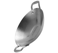 Winter Stainless Steel Double Handle Cooking Pot for Hot Pot Lovers | Polished Silver Finish, Tight Welding Process, Easy Carrying, Outdoor Camp Cooking, Stewed Meat on Electric Stove