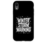Winter Storm Warning Weather Meteorologist Alert - Case for iPhone XR
