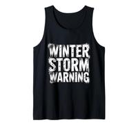 Winter Storm Warning Weather Meteorologist Alert |- Tank Top