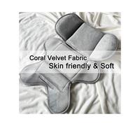 (winter style) Universal Baby Stroller Newborn Baby Cushion & Pillow For DOONA Car Seat Strollers，Coral Velvet Fabric, Anti Slip Design