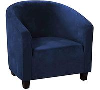 Winter-Summer Sofa Cover 4550 cm Wide Wrinkle-Free Velvet Quick Change Design Home Decoration Navy Color All Seasons Use Stylish and Durable