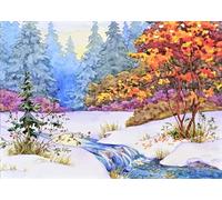 Winter Tapestry Deluxe Boxed Holiday Cards (20 cards, 21 self-sealing envelopes)