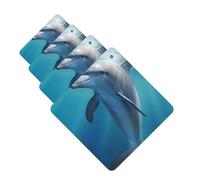 Winter The Dolphin 4 Pcs Car Air Freshener Lavender Hanging Scented Cards Automotive Scented Hanging Sheets Square For Car Home Office Closet Bathroom