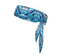 winter the dolphin Breathable Sports Bandage Headband Stylish Lightweight and Comfortable Suitable for All Kinds of Sports