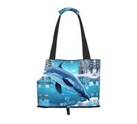 winter the dolphin Small pet carrier suitable for shopping malls airplanes buses and subways