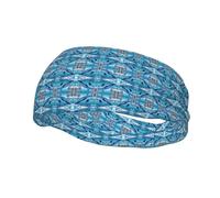 Winter The Dolphin Sports Sweatband. Sweat-Absorbent, Breathable, Unisex, Suitable for Running, Fitness, Basketball