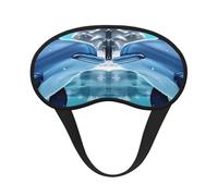 Winter The Dolphin Universal Lightweight Eye Mask: Great for Travel, Office Naps and Shift Work. Provides a Comfortable Sleeping Environment