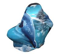 winter The dolphin Versatile full-print Stroller Chair Cover/Nursing Cover, specially designed for your baby